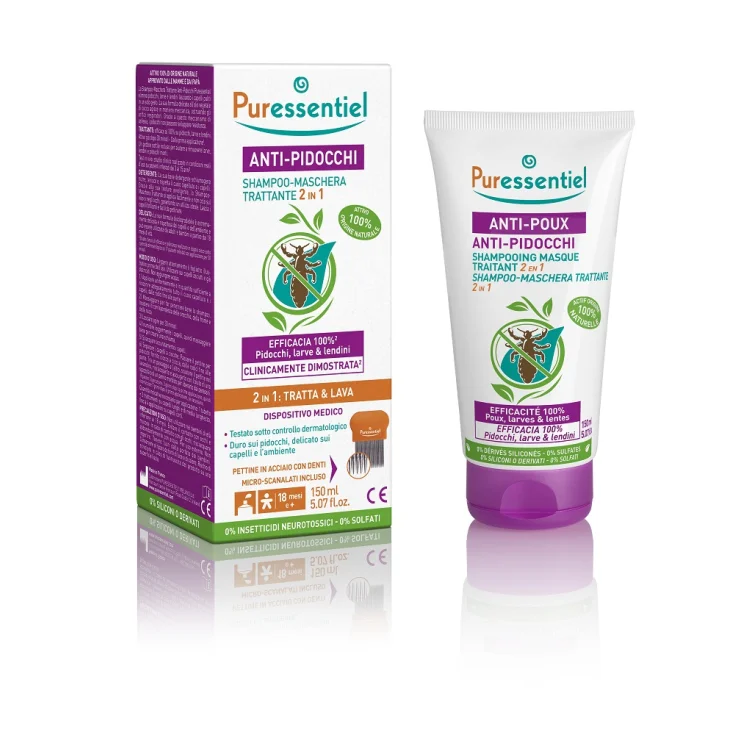 Anti-pidocchi Shampoo-Maschera Trattante 2 In 1 150 ml