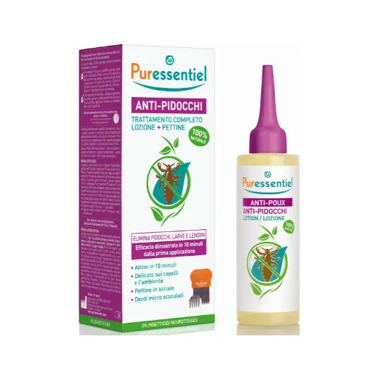 Lozione Anti-Pidocchi + Pettine 100 ml
