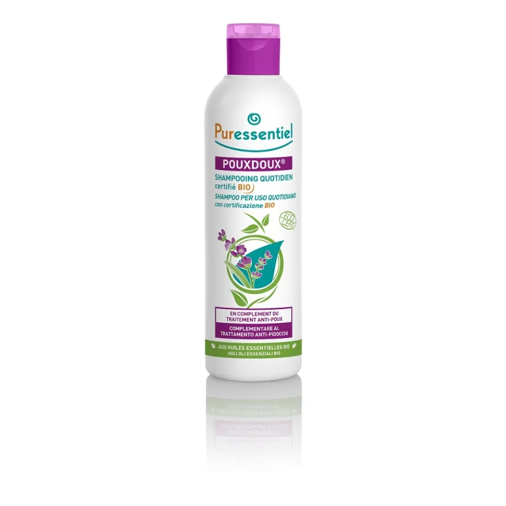 Pouxdoux® Shampoo Per Uso Quotidiano Con Certificazione Bio 200 ml